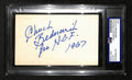 Chuck Bednarik HOF Signed/Auto Cut on 3x5 Card Eagles PSA/DNA 197817