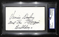 Vince Dooley Signed/Inscr Cut on 3x5 Card Georgia Bulldogs Coach PSA/DNA 197824