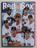 2008 Boston Red Sox Yearbook Ortiz/Varitek/Pedroia on Cover 186036