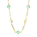 Toscana Italiana 18K Gold Plated Murano Glass Station Choice of Length Necklace