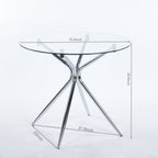 Compact Dining Table With Glass Top