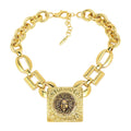 Graziella Choice of Plating Electroform Polished Medusa 17.5"+2" Necklace
