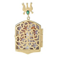 Cameo Italiano "Carousel" Venus Shell Cameo & Filigree Locket Pendant