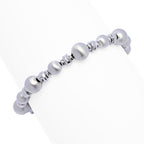 Toscana Italiana Setosa Martellato Bead & Hammered Rondelle Bracelet