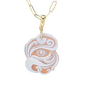 Cameo Italiano 18K Gold Plated Choice of Motif Pendant w/ Chain