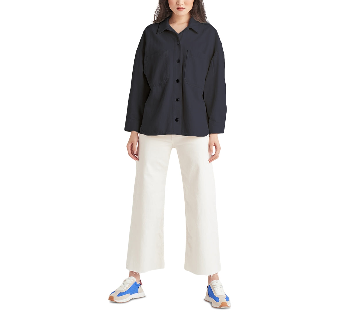 Black Tape Women's Cotton Two-Pocket Shacket
