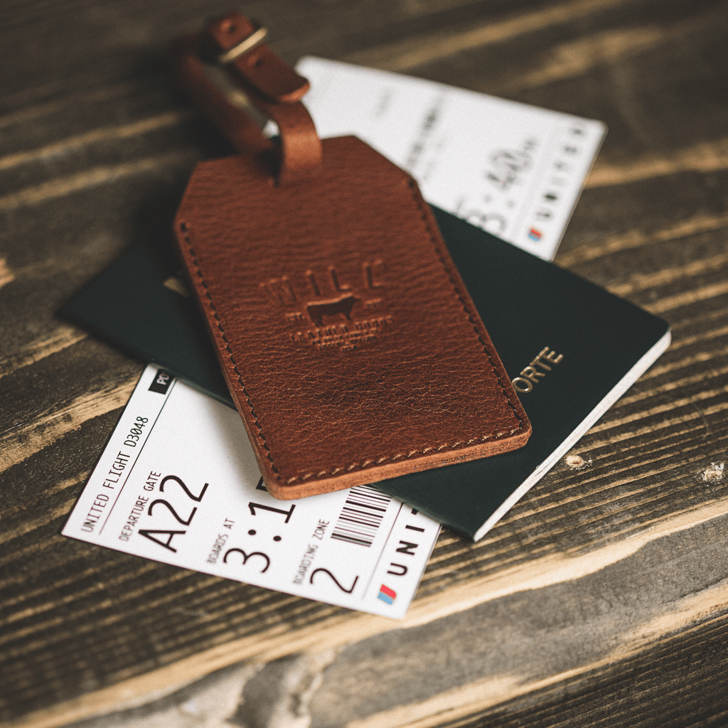 Leather Luggage Tag