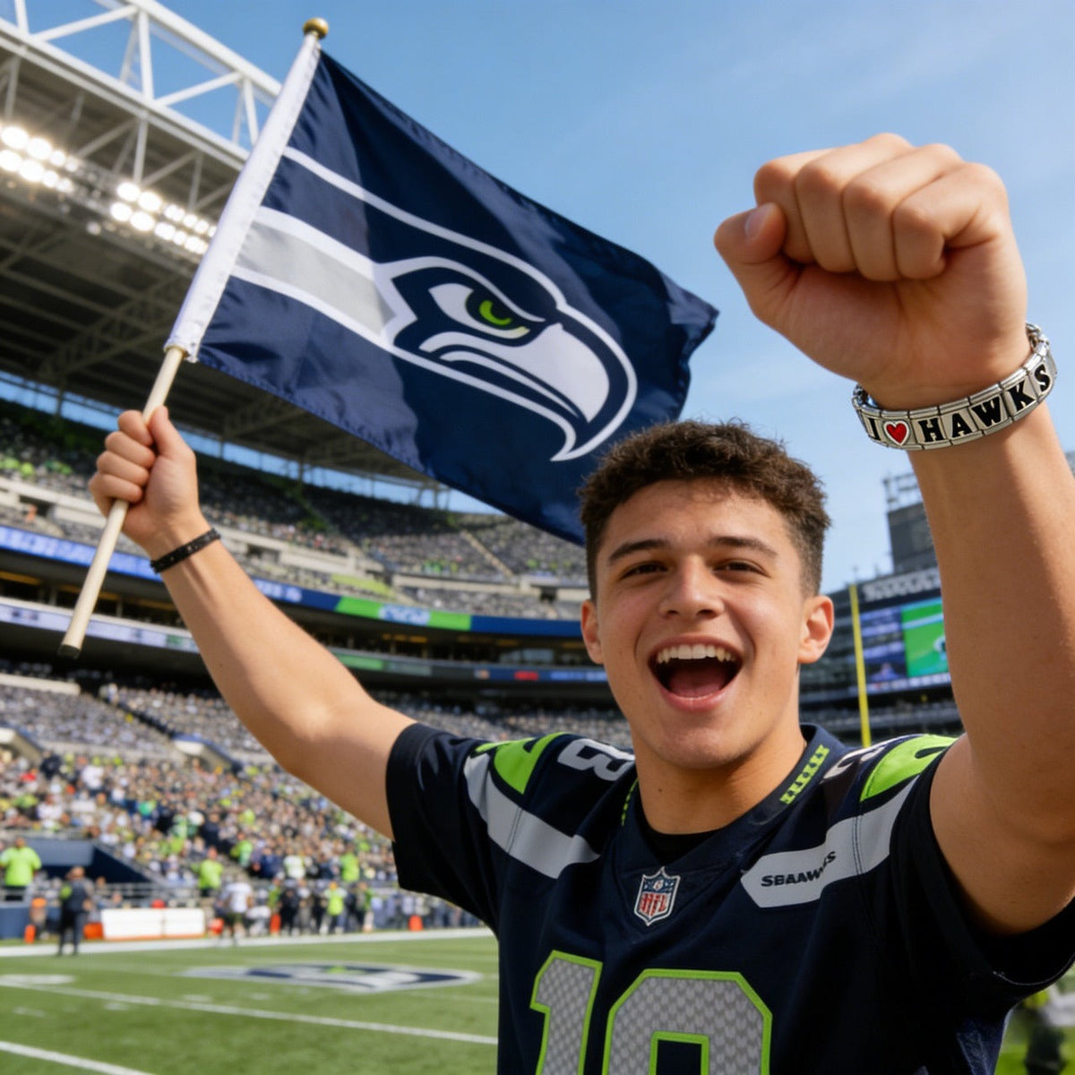 Seattle Seahawks Italian Charm Bracelet – Personalized Fan Gift for  for Birthdays, Holidays & Game Day