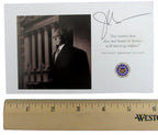 Jack H. Jacobs, MOH Recipient, Signed MOH 4x6 Society Card JSA 146371