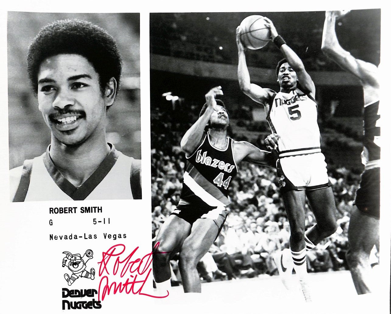 Robert Smith Nuggets Vintage Team Issued Signed/Auto 8x10 Photo 189110