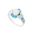 Artisan Silver by Samuel B. Opal & Choice of Gemstone Ring