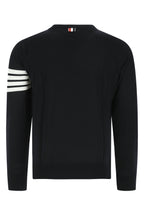 Thom Browne Men Midnight Blue Wool Sweater