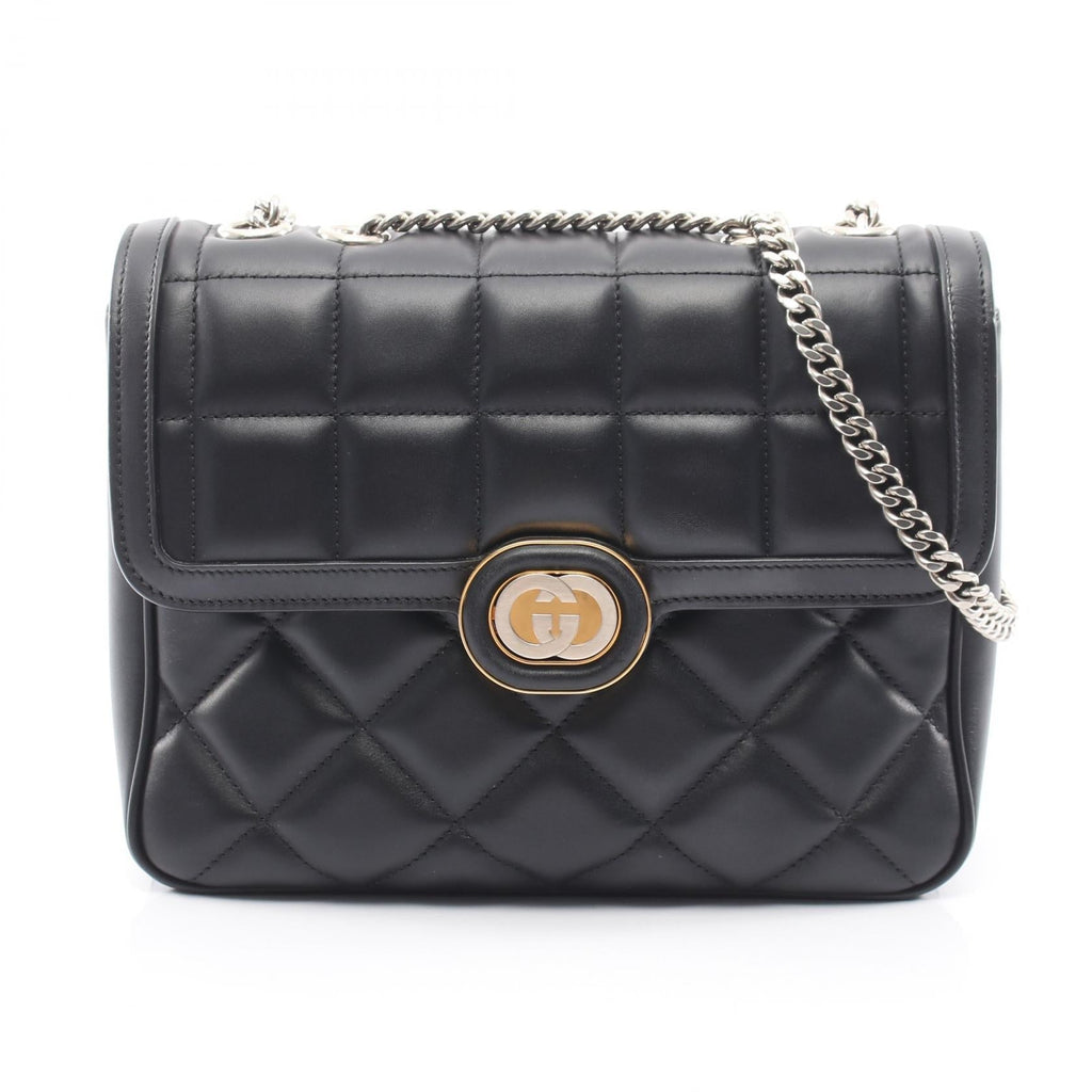 Gucci Deco Chain · Leather Shoulder Bag