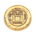 Chanel Cambon · CC Logo Brooch · Gold Plated