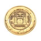 Chanel Cambon · CC Logo Brooch · Gold Plated
