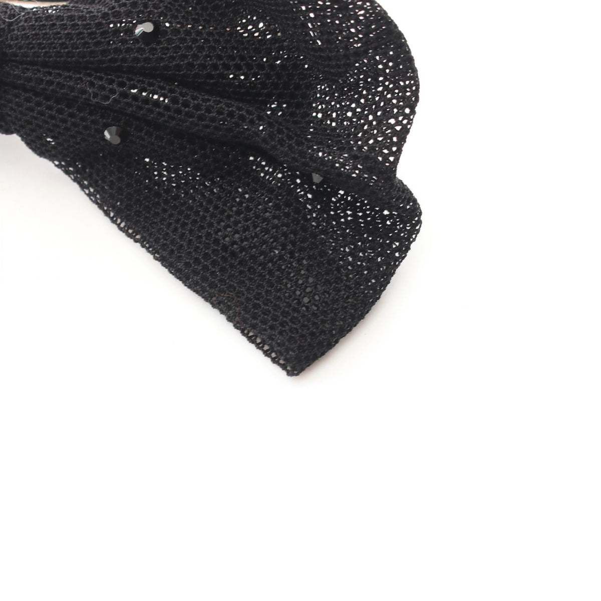 Chanel COCO Mark · Ribbon Barrette · Crystals