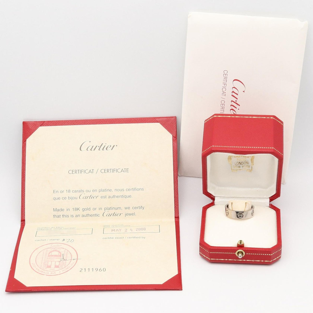 Cartier Love · 18K White Gold