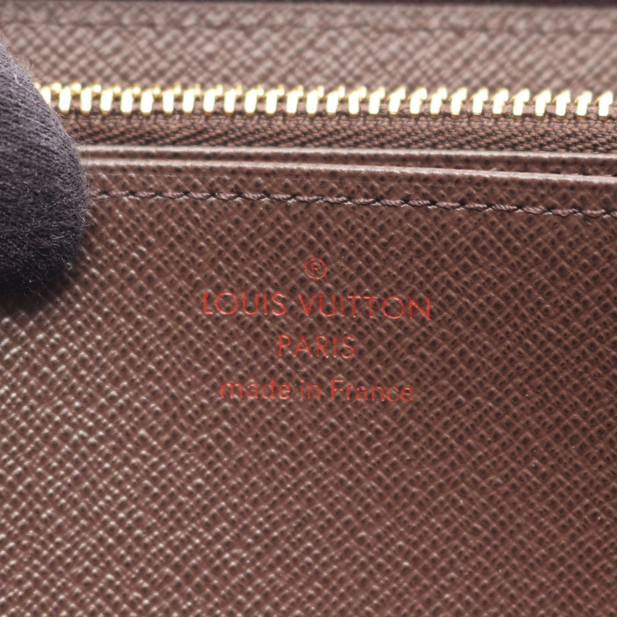 Louis Vuitton Zippy · Damier Ebene