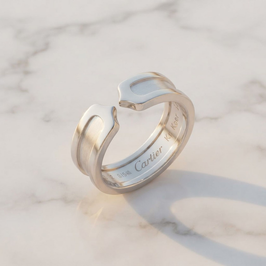 Cartier C2 Ring · 18K White Gold