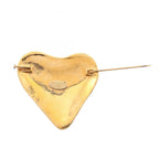 Chanel COCO Heart Brooch · Gold Plated