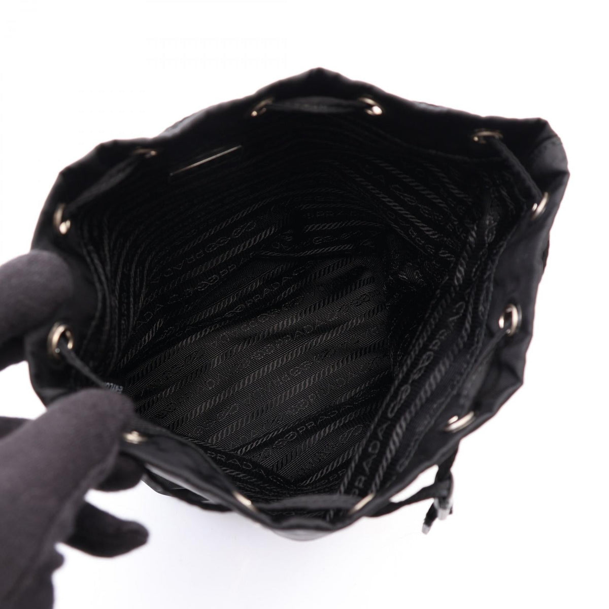 Prada VELA Re-Nylon · Saffiano Leather