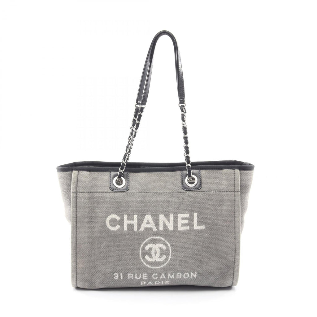 Chanel Deauville Chain Tote · Canvas