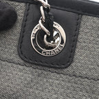 Chanel Deauville Chain Tote · Canvas