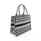 Dior Book Tote · Houndstooth