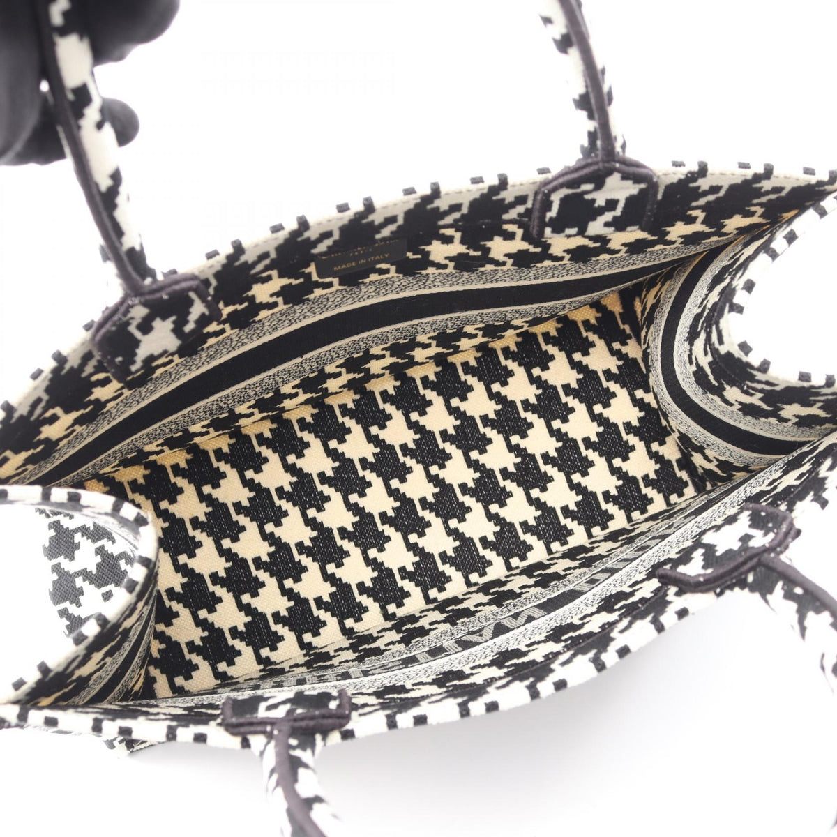 Dior Book Tote · Houndstooth