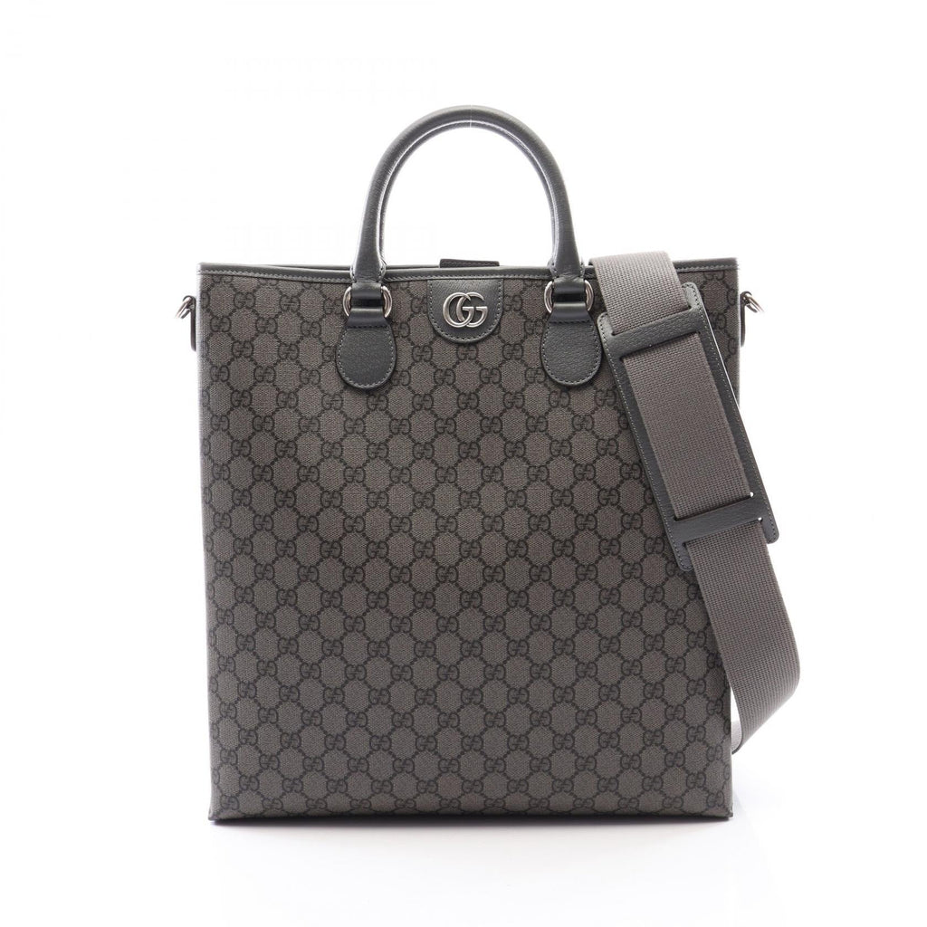 Gucci GG Supreme Tote · Canvas Leather