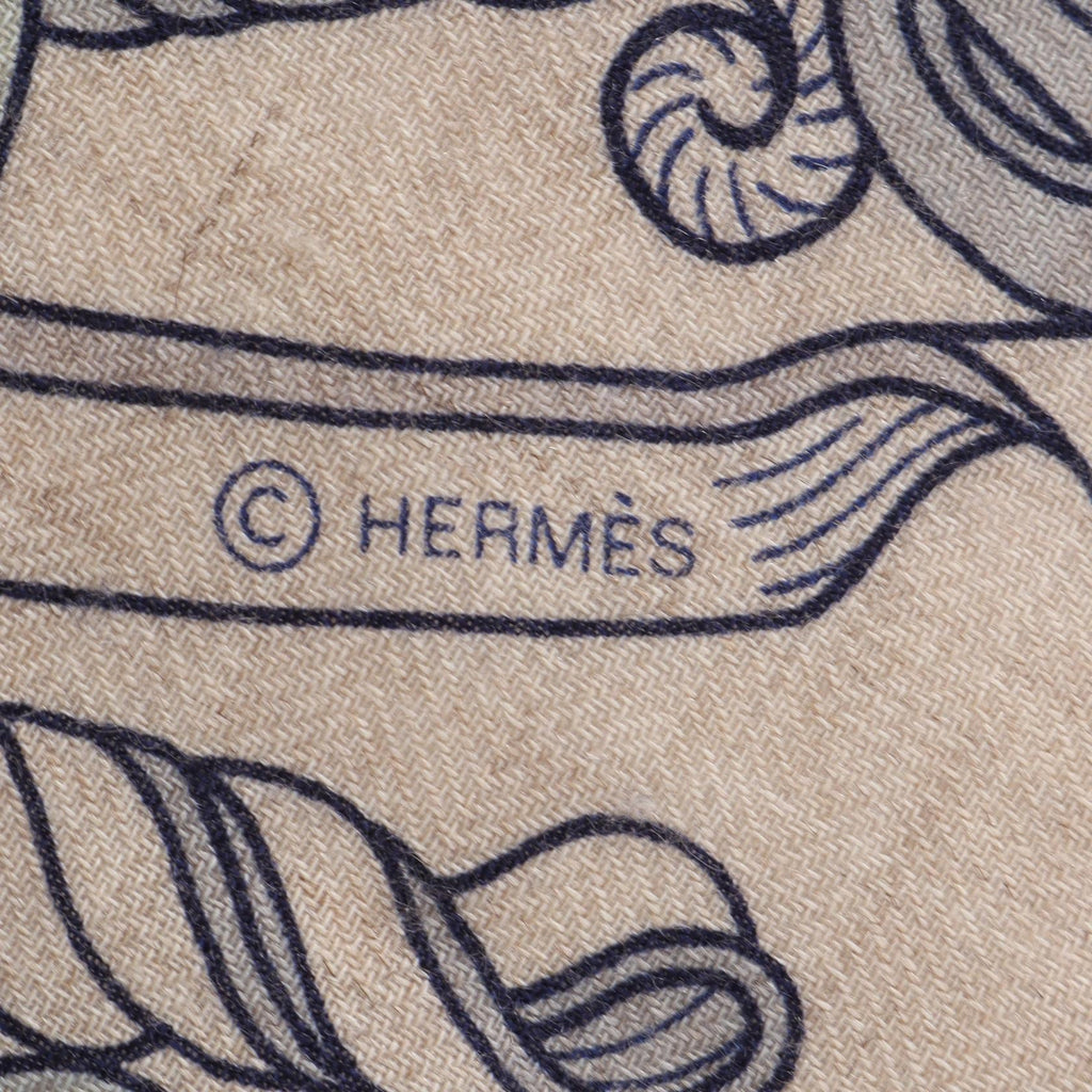 Hermès Carré 140 Bouquets Sellier · Silk