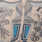 Hermès Carré 140 Bouquets Sellier · Silk