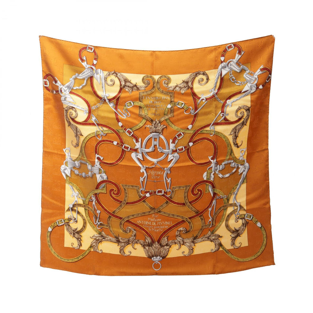 Hermès Carré 90 · L'Instruction du Roy · Silk