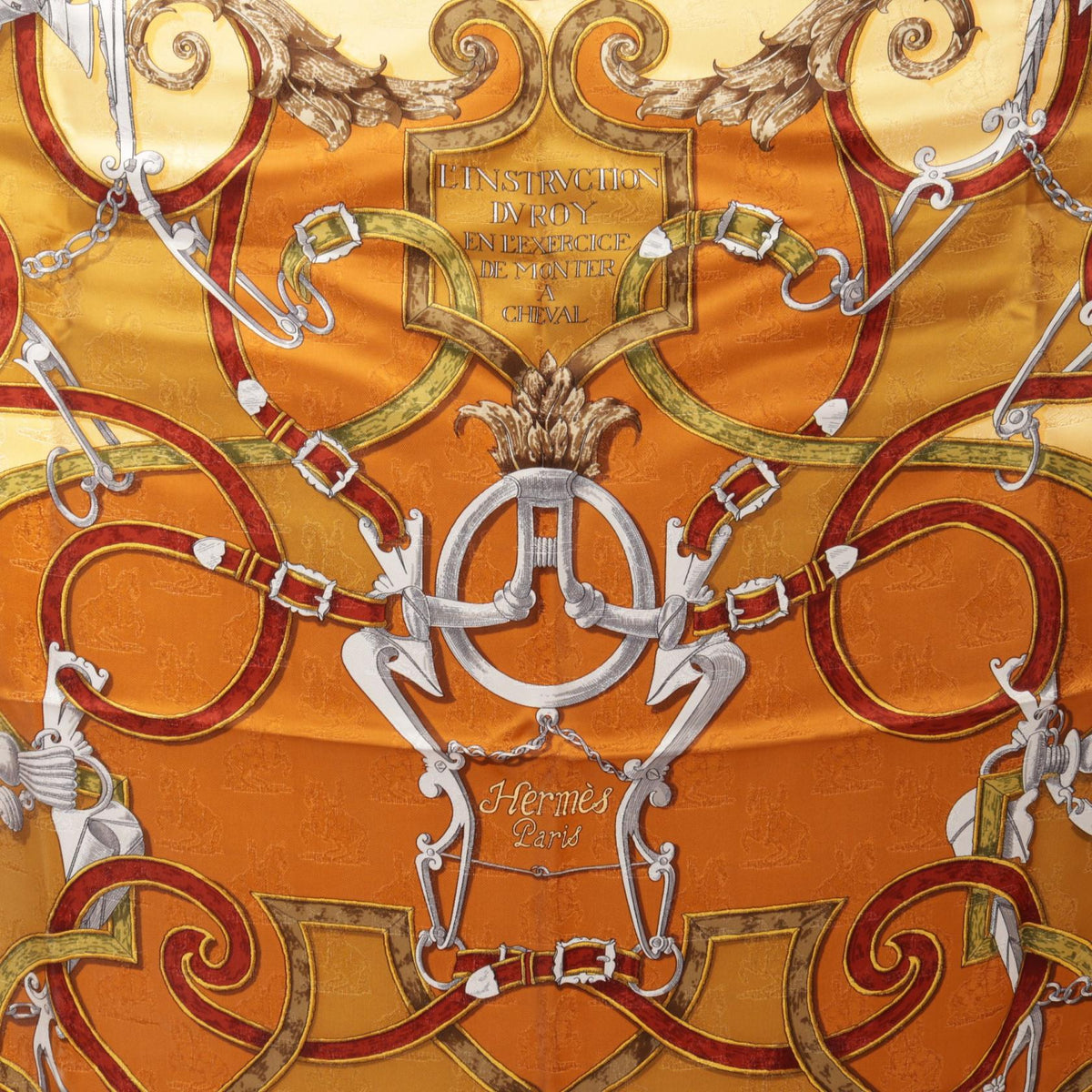 Hermès Carré 90 · L'Instruction du Roy · Silk