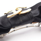 Chanel Vintage COCO Mark Ribbon Barrette