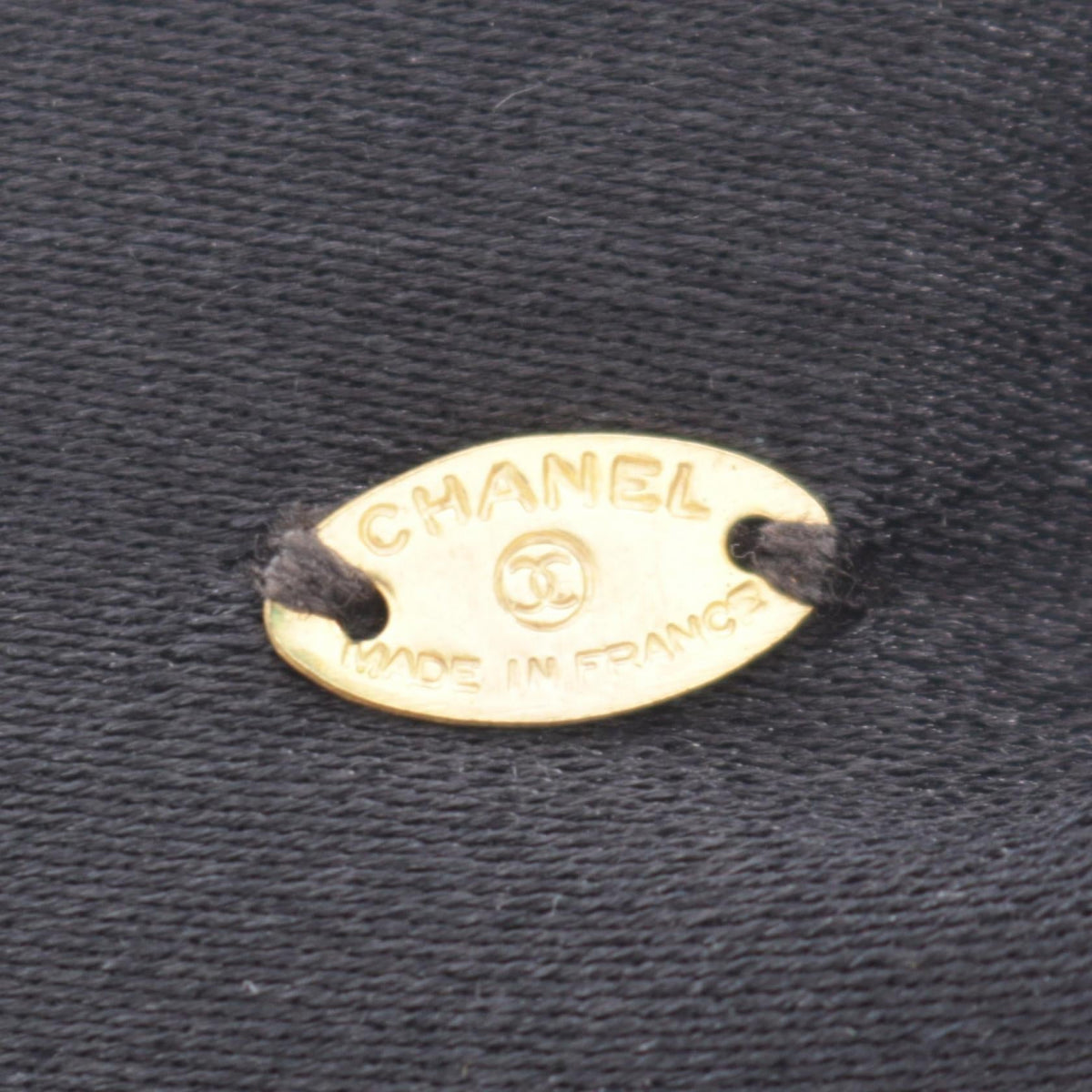 Chanel Vintage COCO Mark Ribbon Barrette