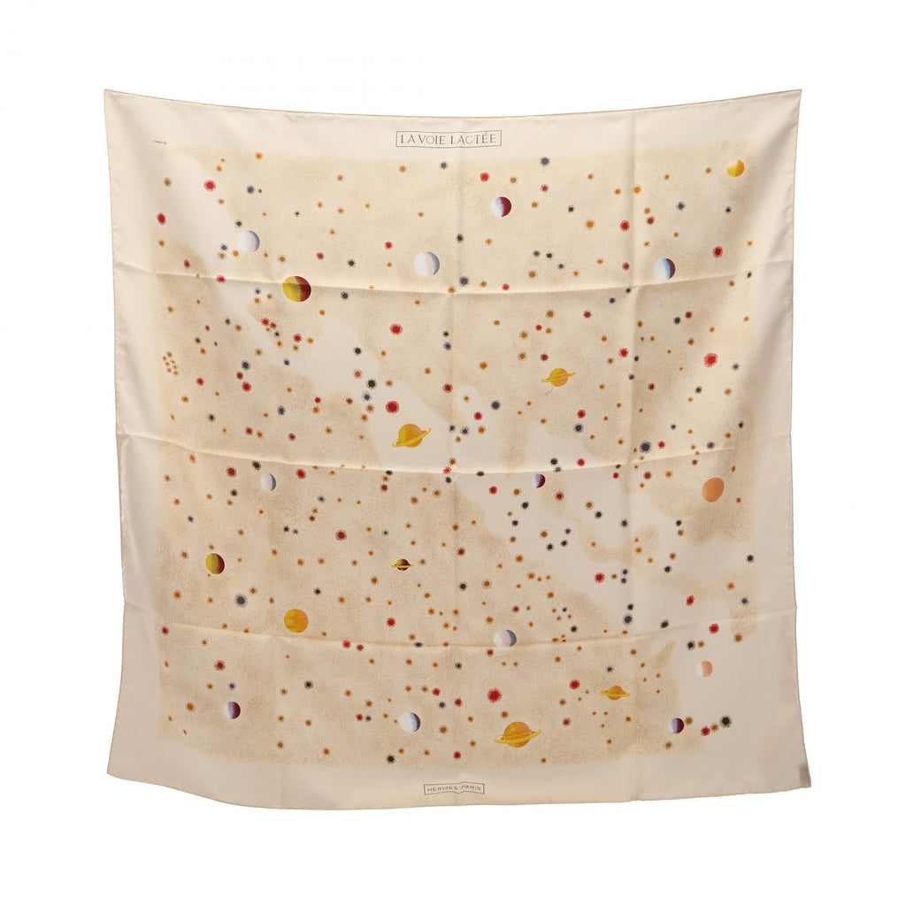Hermès Carré 90 · La Voie Lactée · Silk