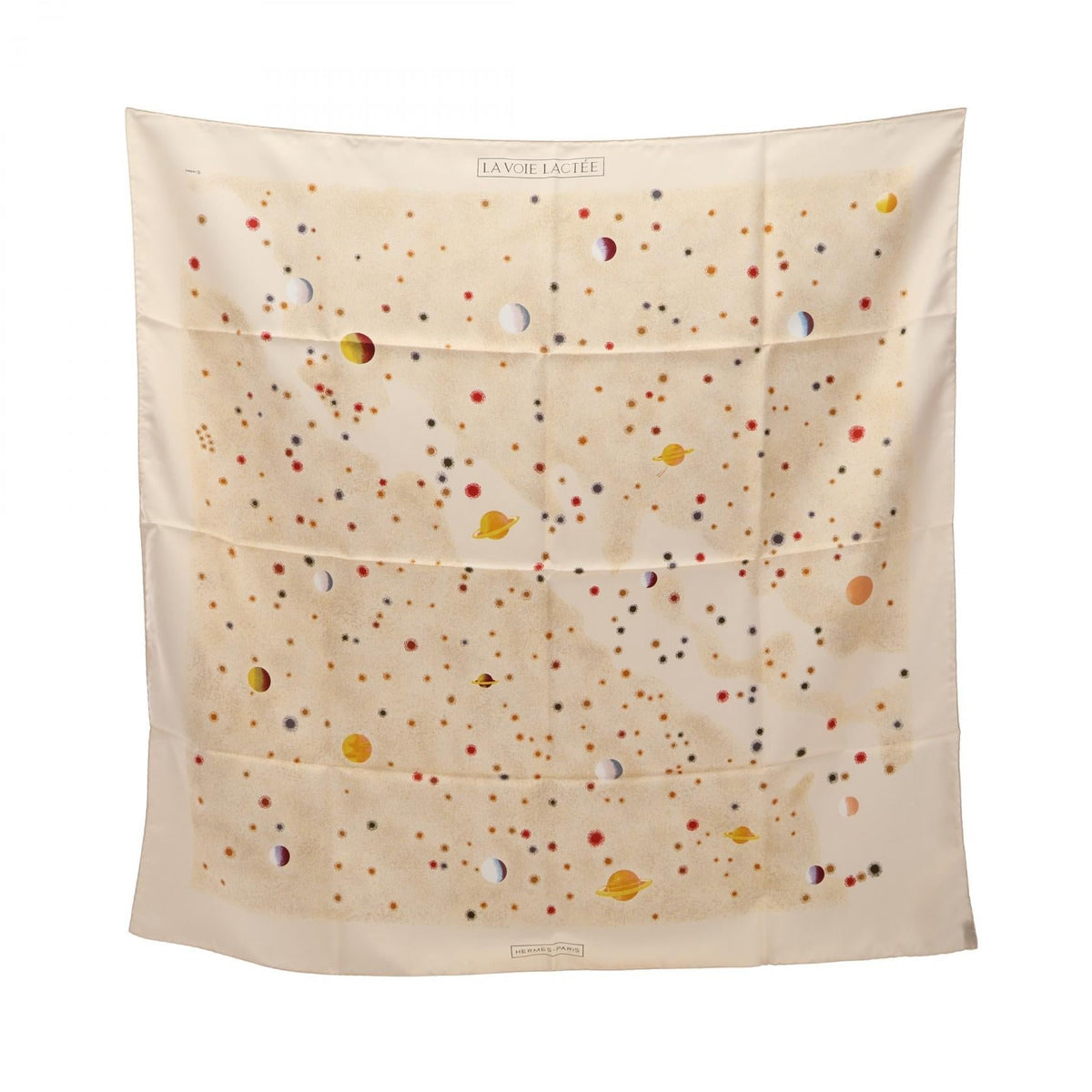 Hermès Carré 90 · La Voie Lactée · Silk