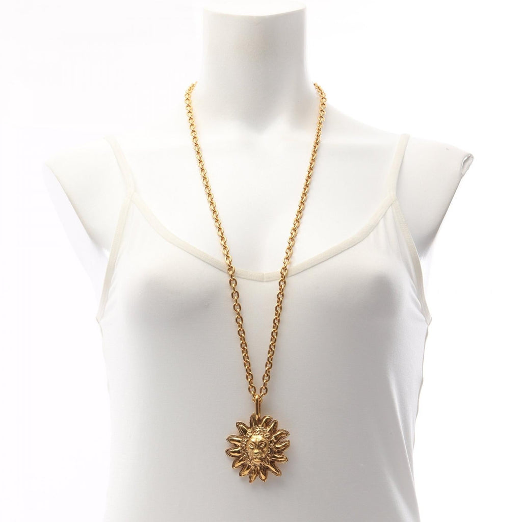 Chanel Lion Pendant · Gold Plated