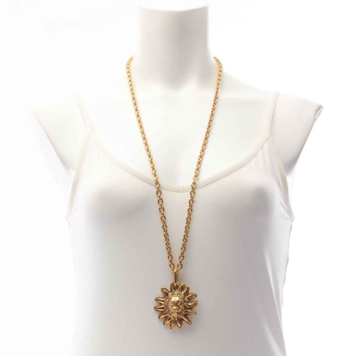 Chanel Lion Pendant · Gold Plated