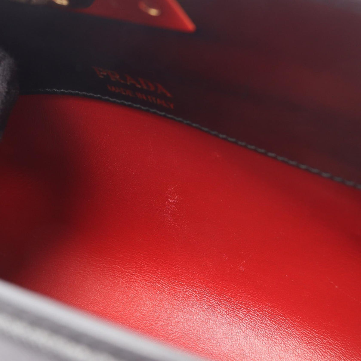 Prada Barrel · Saffiano Leather
