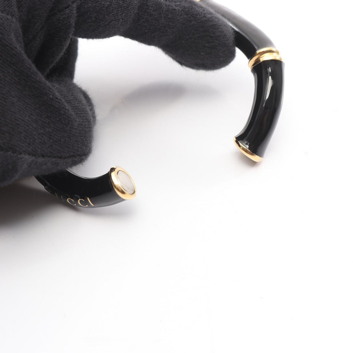 Gucci Bamboo Cuff Bracelet · Steel