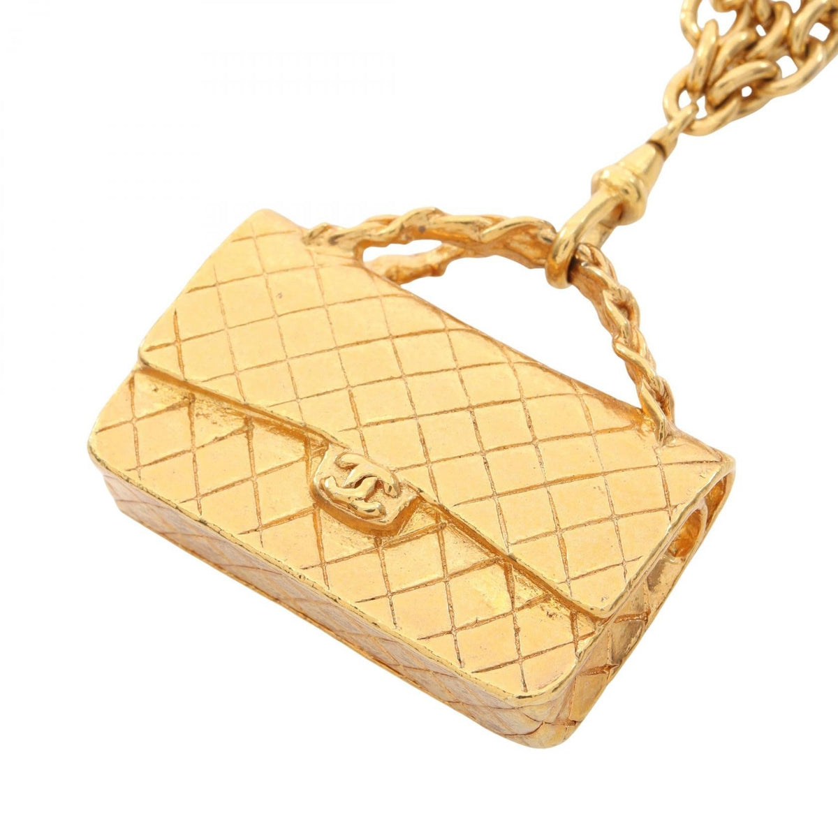 Chanel Matelassé Bag Motif · Necklace