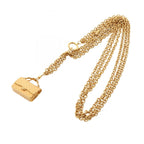 Chanel Matelassé Bag Motif · Necklace