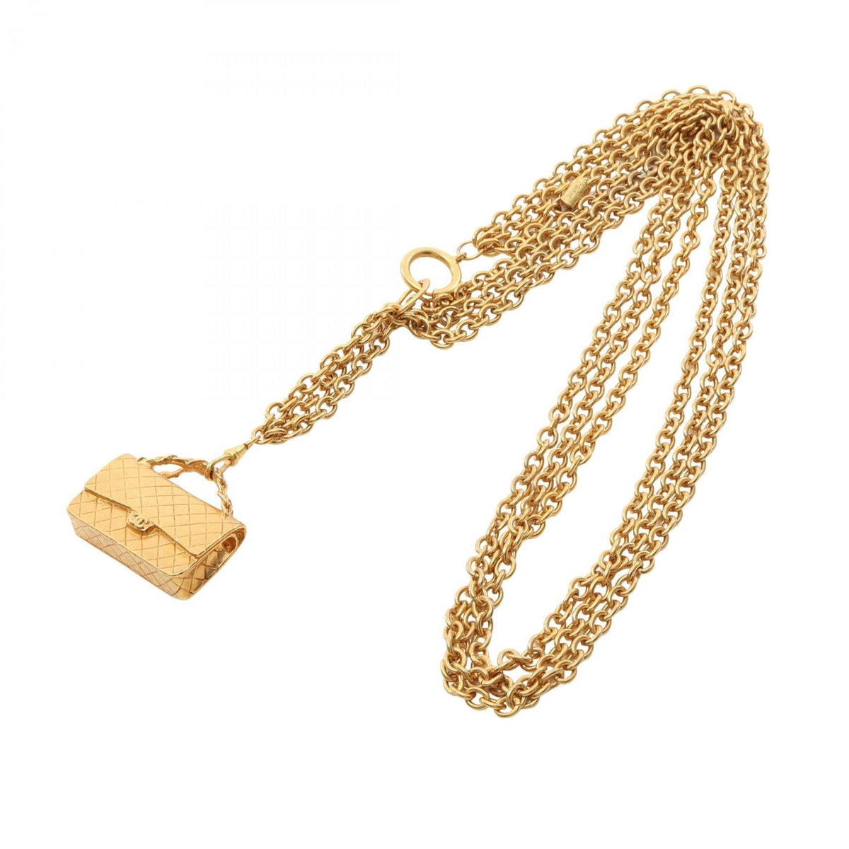 Chanel Matelassé Bag Motif · Necklace