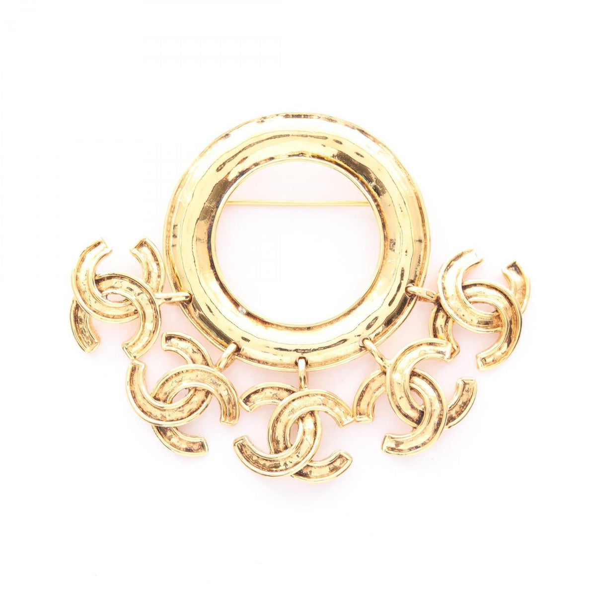 Chanel COCO Mark · Gold Plated Brooch
