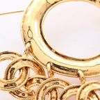 Chanel COCO Mark · Gold Plated Brooch