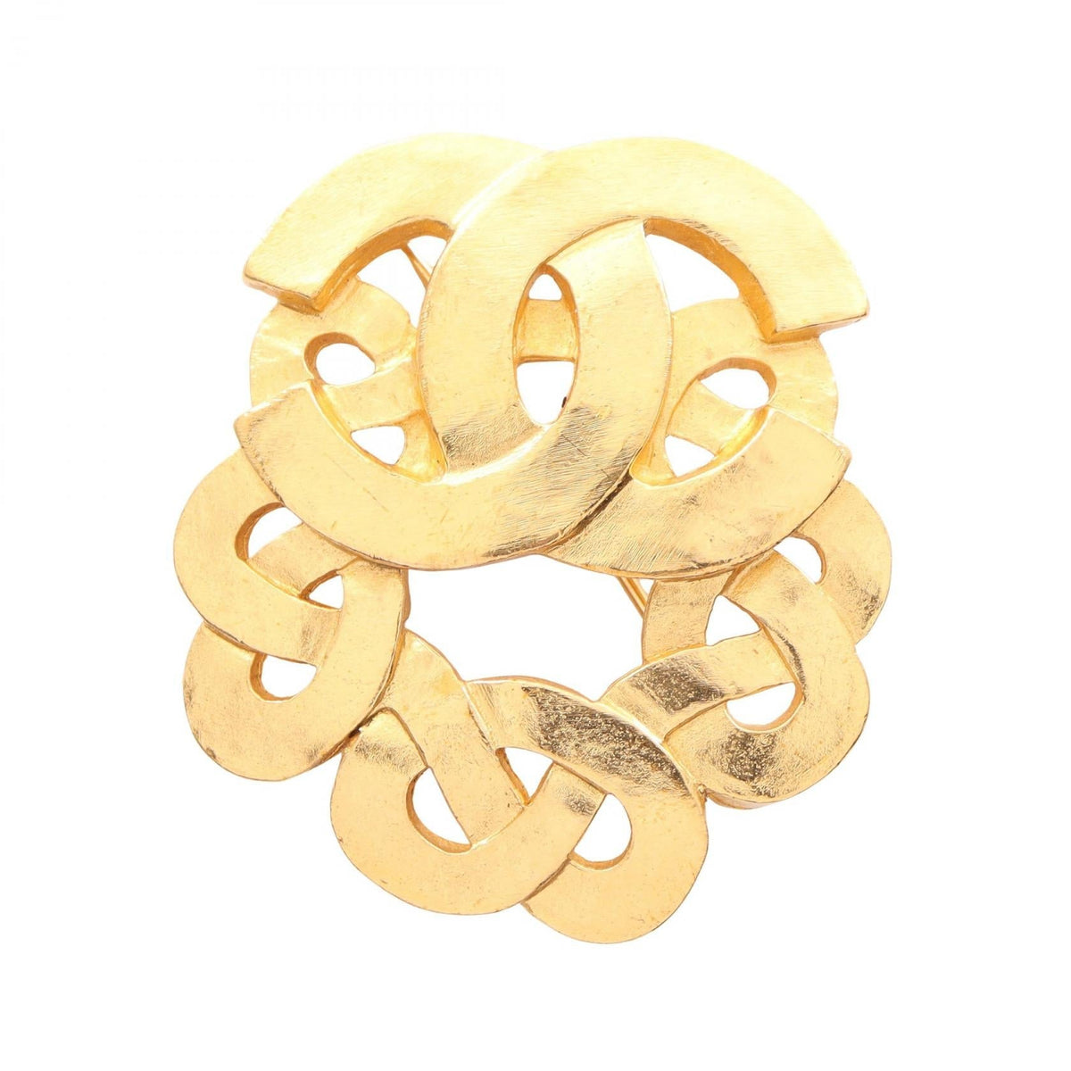 Chanel CC Brooch · Gold Plated