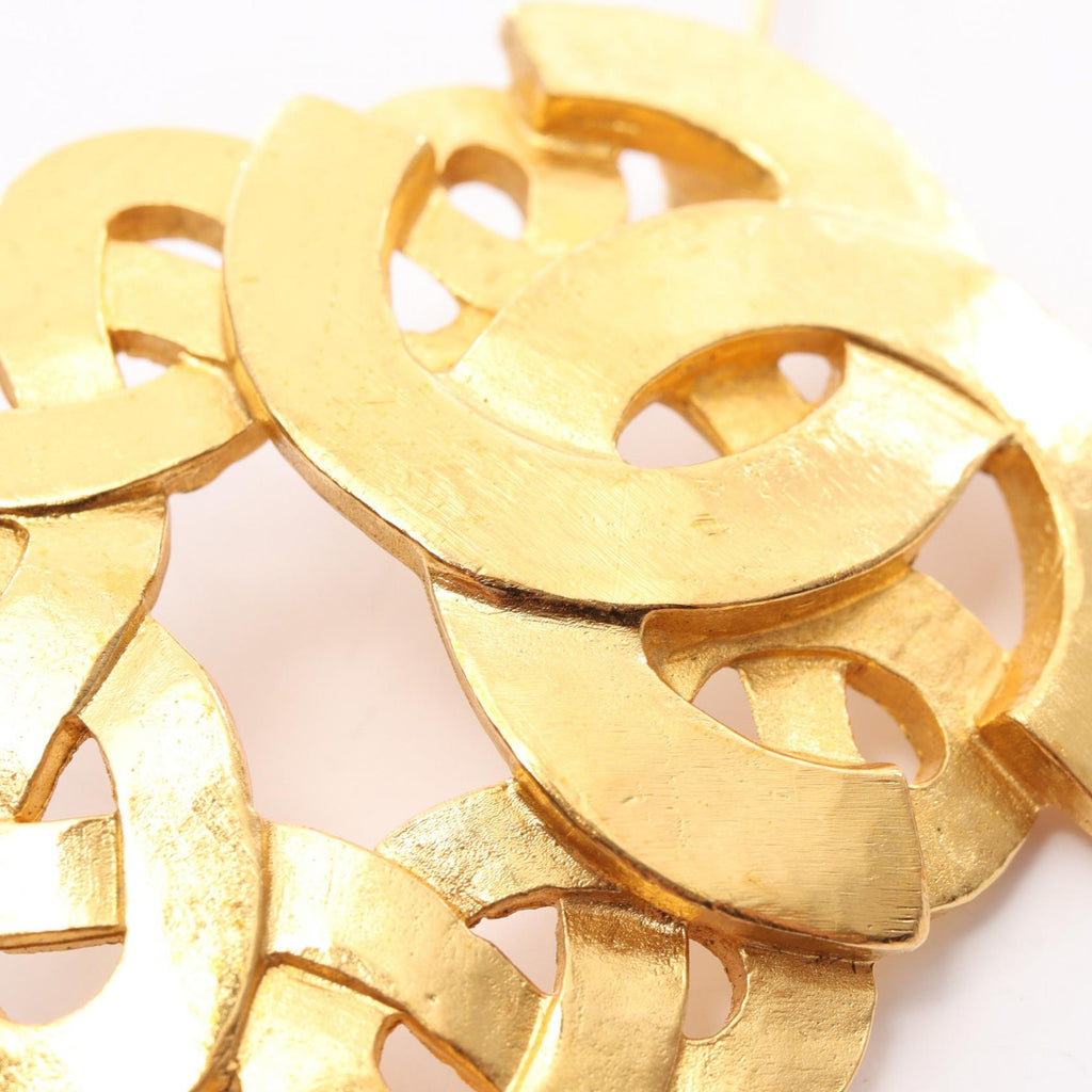 Chanel CC Brooch · Gold Plated