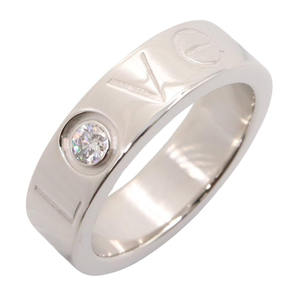 Cartier Love Ring · 18K White Gold · Diamond